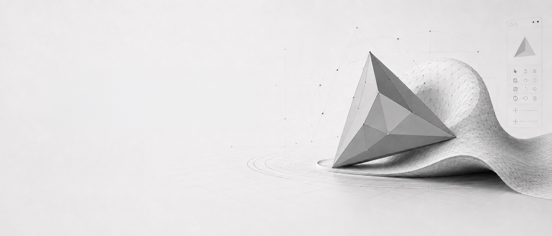 Abstract faceted THREEVER mesh study